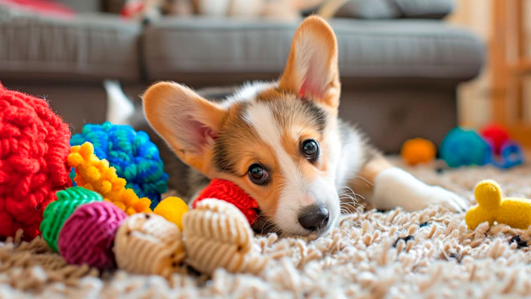 mejores juguetes para un cachorro